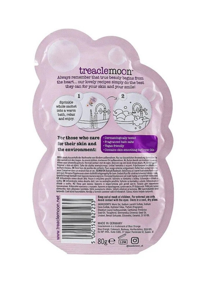 Beauty Legend - TREACLE MOON Gentle Flower Dreams Soft Bubbling Bath Salts 80ml - Image 1