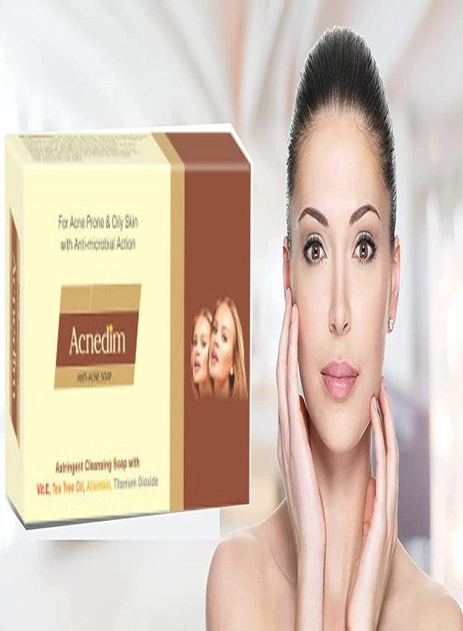 ZEE DRUGS Acnedim Soaps For Acne and Dark Spots remove Acne and Pimples(Pack of 4)(75gm Each) - Image 3
