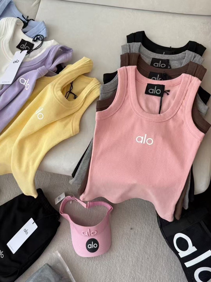 Alo Yoga Vest - Women's Sports Tank Top for Yoga & Fitness - Image 3