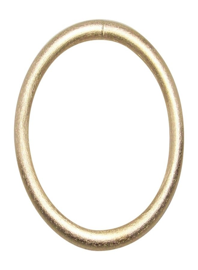 Sheila Fajl Everybody's Favorite Thick Tubular Brush Bangle in 18k Champagne Plated Brass - Image 2
