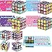WorldBazaar 24 Packs Valentine Cubes for Kids with Cards Animal Puzzle Flip Cubes School Classroom Exchange Gift Prizes Valentine Party Supplies - Image 2