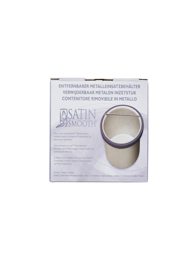 Satin Smooth Empty Metal Wax Pot Can - Reusable Wax Warmer Container Insert for Hard Wax, Soft Wax, and Paraffin Wax - Image 3