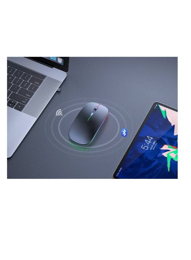HP Wireless Computer Mouse W10 Rechargeable Slim Silent Multicolour - Image 3