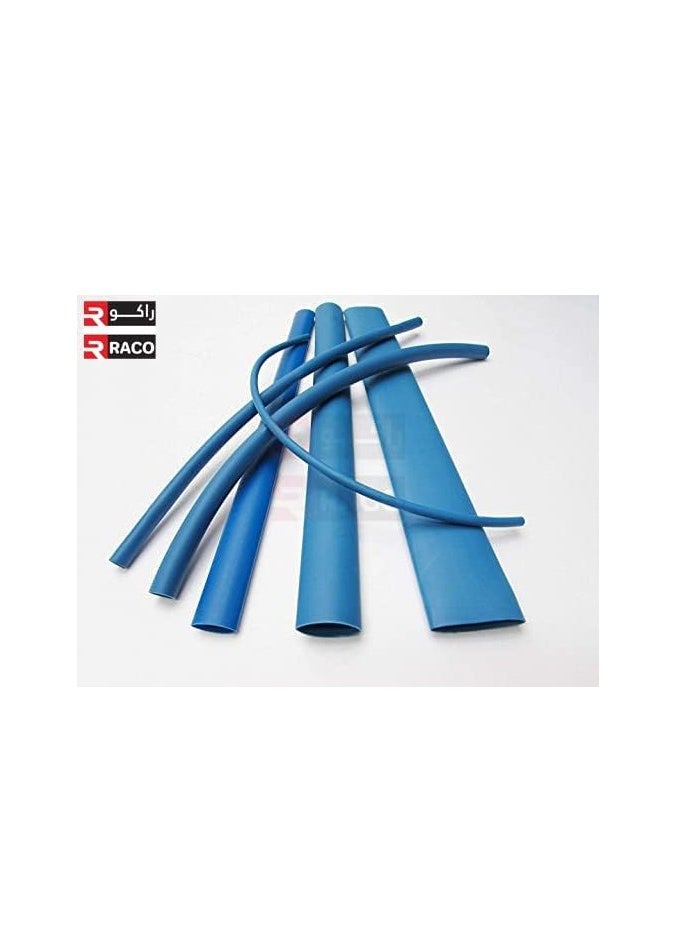 RACO Heat Shrink Sleeve Good Quality Heat Shrinkable Tube For Wrap Cable Wire Insulation 1 Meter Length Blue  - Image 3