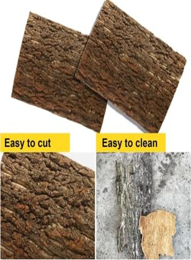 STARVAST 10PCS Cork Terrarium Background 7.9x3.9in Reptile Tank Background Board Habitat Decoration, Natural Cork Large Bark Climbing Mat for Gecko Lizard Tortoise Chameleon - Image 4