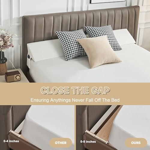 IFNOW King Size(76"x6"x10") Bed Wedge Pillow for Headboard, Mattress Gap Filler(0-8"), Bed Wedge for Gap Between Your Headboard and Mattress White - Image 4