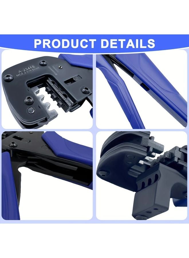 MC4 Solar Photovoltaic Professional Crimping Tool For 2 5 4 6mm² PV Cables Model A 2546B - Image 5