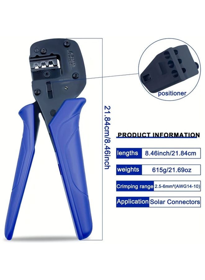 MC4 Solar Photovoltaic Professional Crimping Tool For 2 5 4 6mm² PV Cables Model A 2546B - Image 3