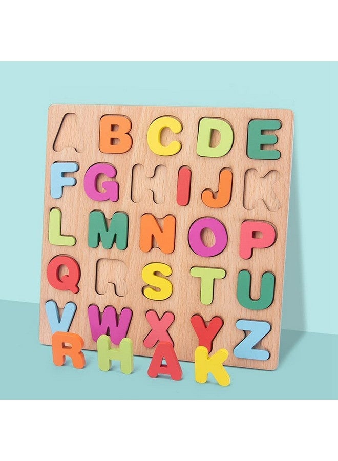 Chocozone Wooden Learning Educational Game Board For Kids, Puzzle Toys For 2 Years Old Boys & Girls (Alphabets, Numbers & Shapes) - Image 5