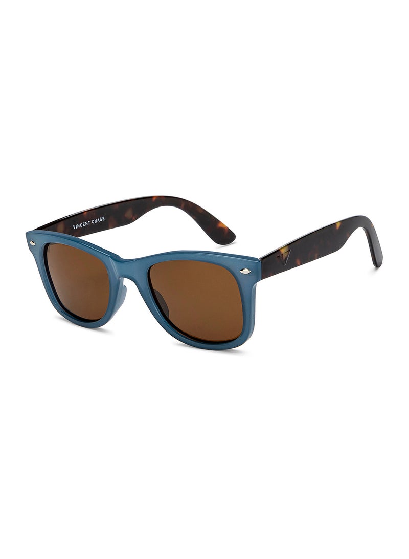 VINCENT CHASE Unisex Unisex Polarized Wayfarer Sunglasses - VC 5147/P - Lens Size: 50 Mm - Image 1