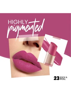 Mars MARS Creamy Matte Long Lasting Lipstick for Women | Creamy Lipstick | Single Swipe Application | Smooth & Light Weight (3.2 gm) (23-Rock n Roll)  - Image 2