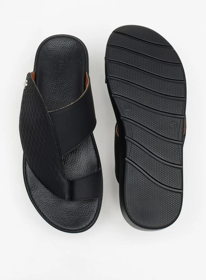LBL by Shoexpress Men Textured SlipOn Arabic Sandals