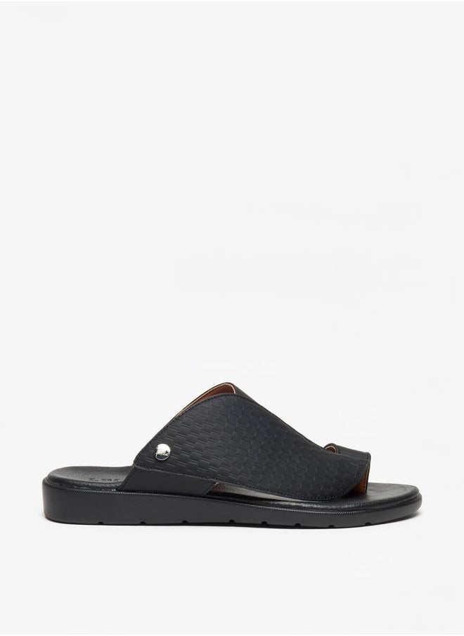 LBL by Shoexpress Men Textured SlipOn Arabic Sandals  - Image 1