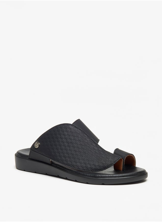 LBL by Shoexpress Men Textured SlipOn Arabic Sandals  - Image 3