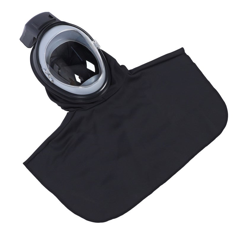 Electric Ventilated Sand Blasting Hood: High Density Filter Anti Fog Lens - Flip Up Design Safety Hood for Industrial Grinding Polishing Smelting Mining Laboratory Home Renovation - Image 4