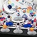 BQC 9 Pcs Space Birthday Decorations Space Centerpieces for Tables Space Themed Party Decorations Space Party Favors - Image 4