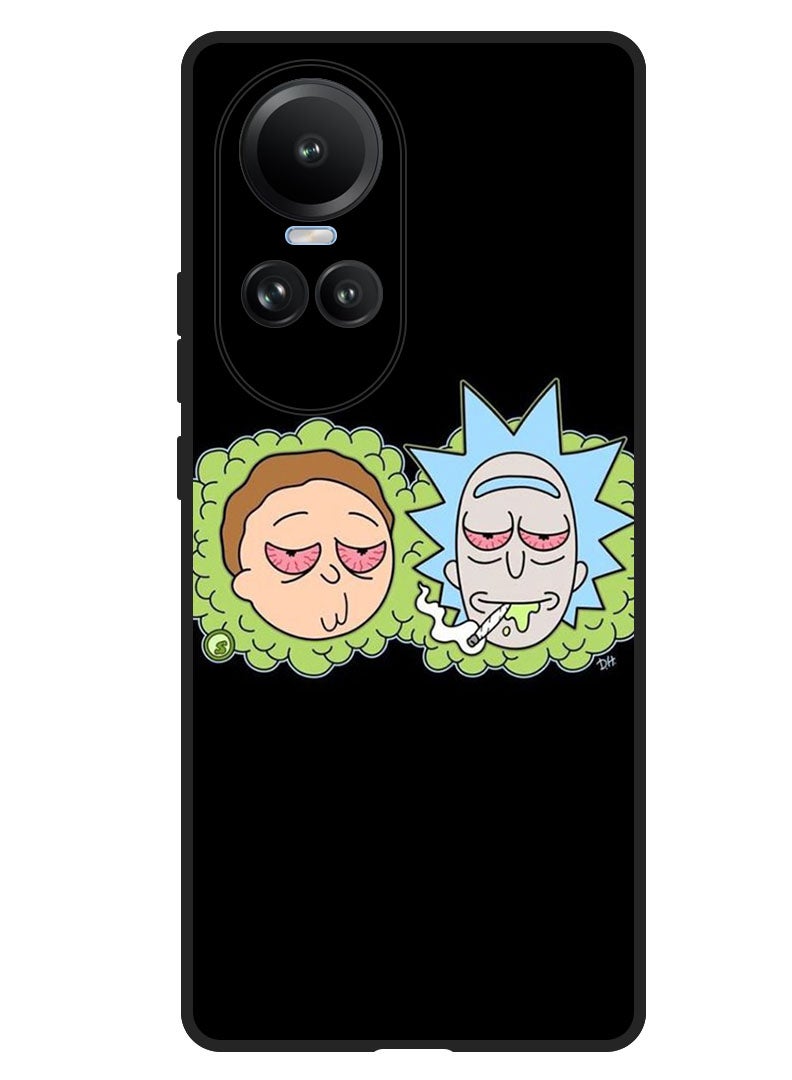 Theodor Protective Case Anti Scratch Shock Proof Bumper Cover For Oppo Reno 10/10 Pro Rick Red Eyes - Image 1