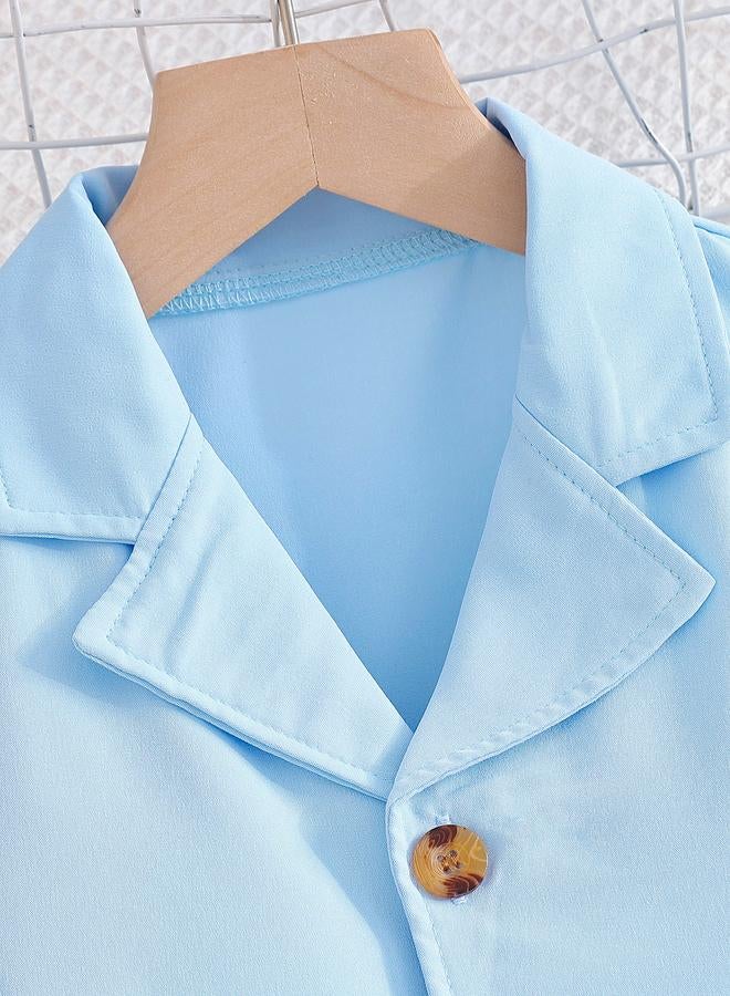 تايك تو طقم فيست بأزرار وسروال واسع الساق - Image 3