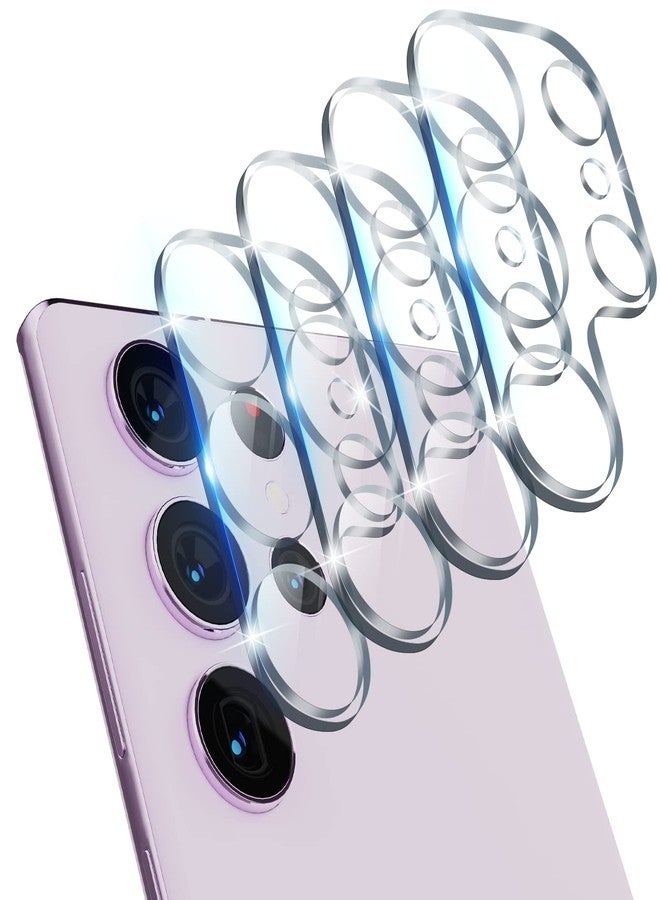 imluckies Design for Samsung Galaxy S23 Ultra Camera Lens Protector, [4 Pack] 9H Tempered Glass Back Camera Screnn Protective Film, Scratch-Resistant, Easy Installation, Clear - Image 1