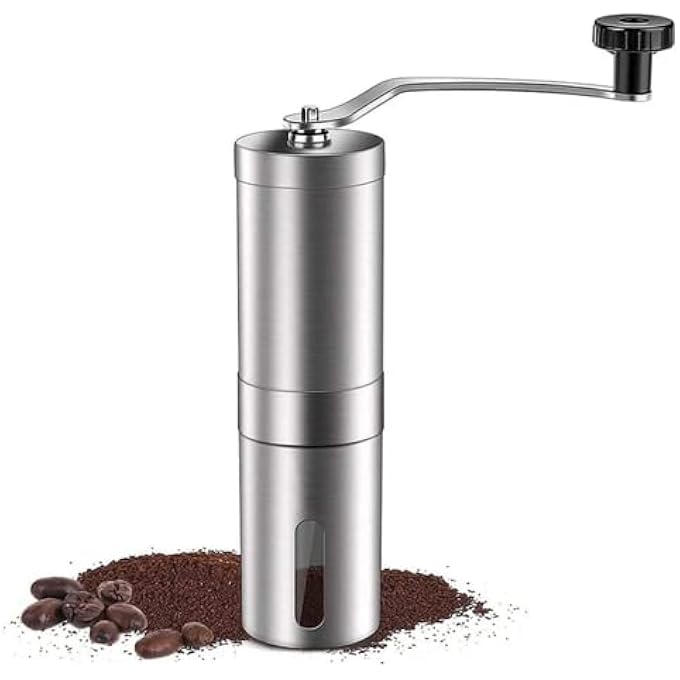 SKEIDO Hand Coffee Grinder Manual Coffee Portable Grinder Adjustable Ceramic Coffee Bean Mill Stainless Steel Kitchen Mills Tools - Image 2