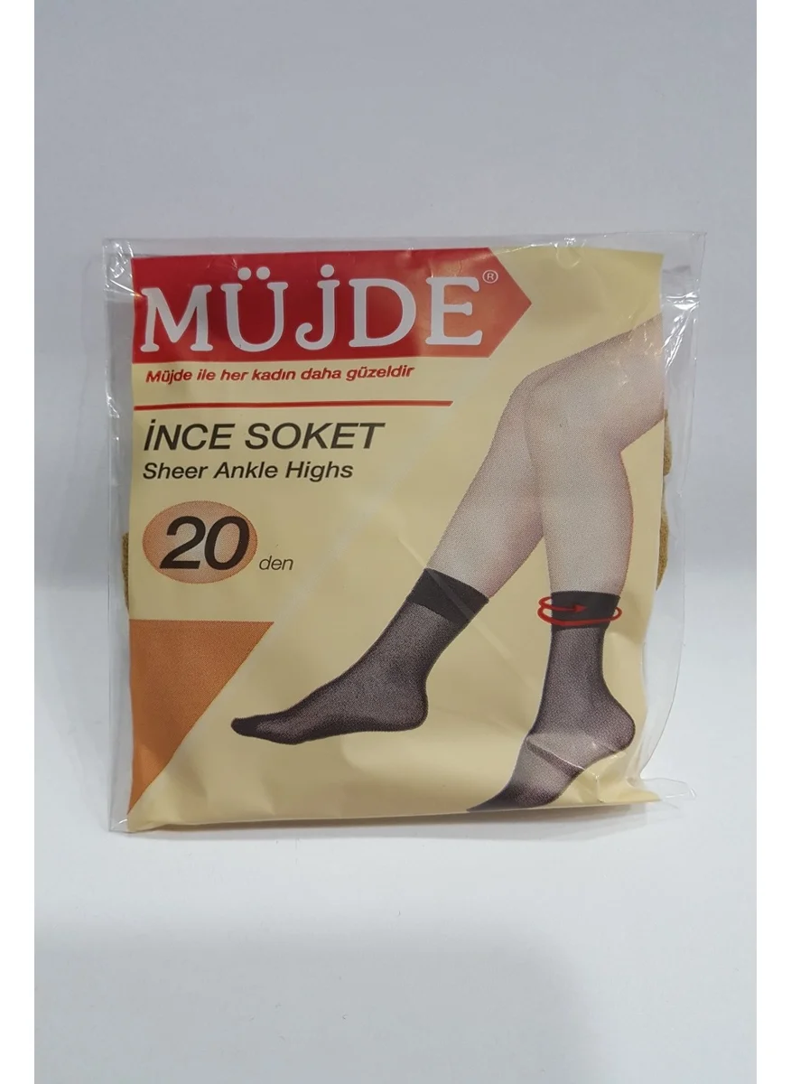 Müjde Other Thin Socket 20 Den 2-pack Socks