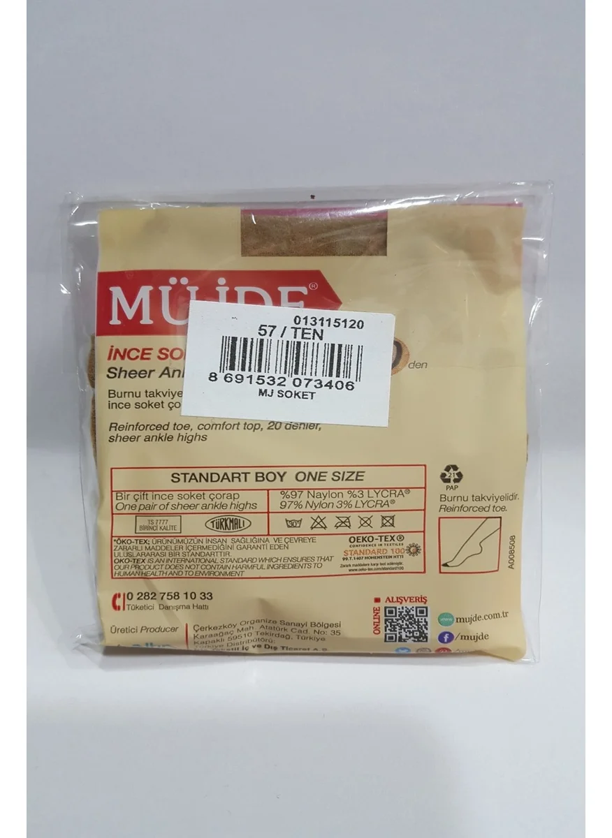 Müjde Other Thin Socket 20 Den 2-pack Socks