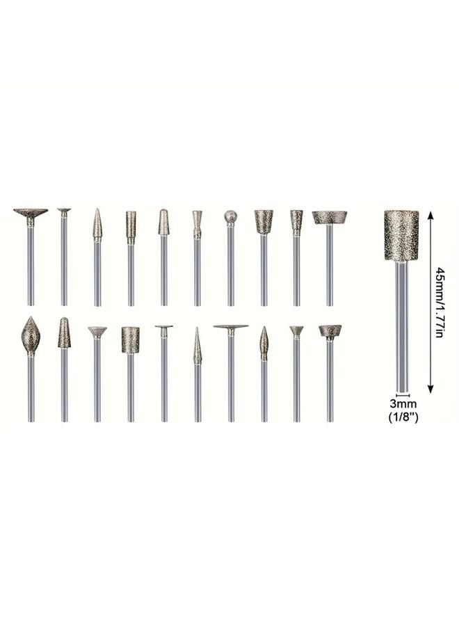 50 قطعة من مجموعة ألماس الحفر كشط الأحجار للنقش وتلميع دريمل - Image 4