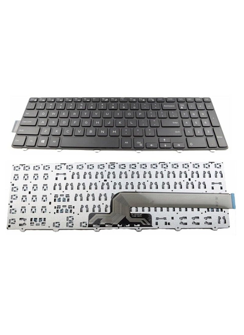 Generic Laptop Keyboard for De ll Inspiron 5547, 5548, 5551, 5552, 5555, 5558, 5559, 5566, 5742, P39F Keypad Black Replacement Internal Keyboard 
