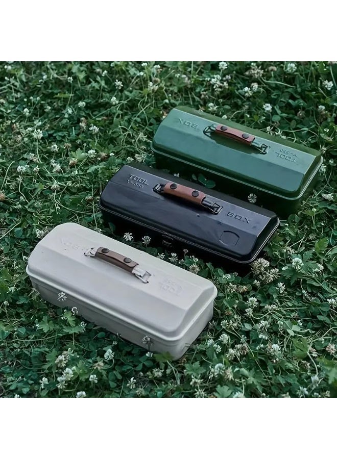 طقم شاي عربي فاخر للتخييم مع علبة بيج - Image 3