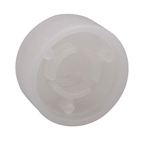 logyues Plastic Guitar Stomp Knob Pedal Knobs Protector Cap Pack of 10 (Transparent White) - Image 4