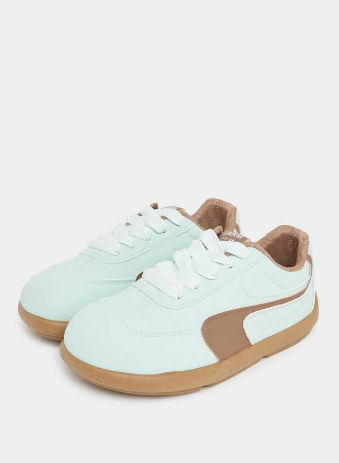 Styli Styli Panelled Lace Up Sneakers