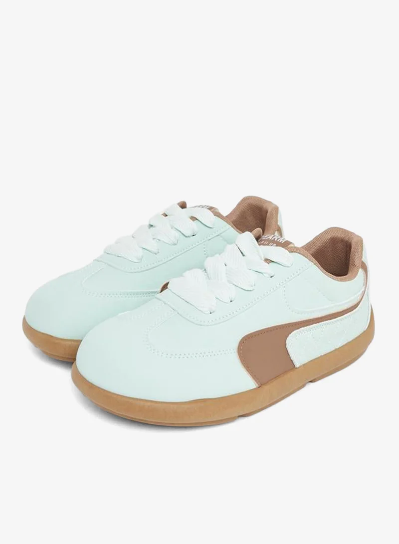 Styli Active Panelled Lace Up Sneakers