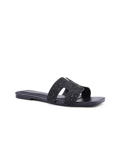 IconStyle Embellished Slide Sandals