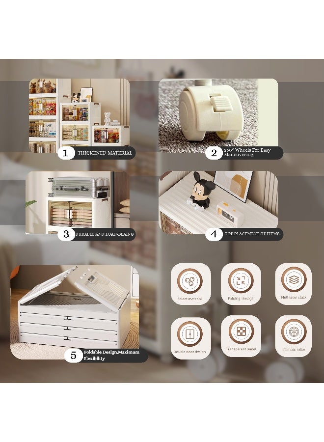 Home Box 3-Tier Plastic Storage Box for Home - Image 2