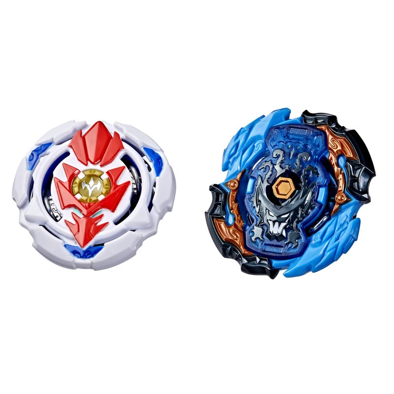 BeyBlade Bey Blade Burst Surge Dual Collection Pack Hypersphere Lord Hydrax H5 and Slingshock Spiral Treptune T4 Battling Game Top Toys - Image 3