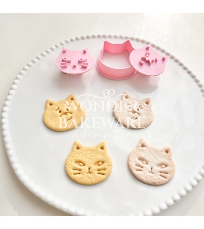 Cat Shape Cookie Cutter Mold for Biscuit Stamp Icing Kitchen Baking - Image 5