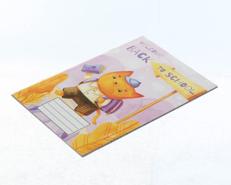 كراس مدرسى من اكسترا لاين دبوس انجليزى 28 ورقة، مدرسة سادة غلاف كوشية 16 × 22.5 سم