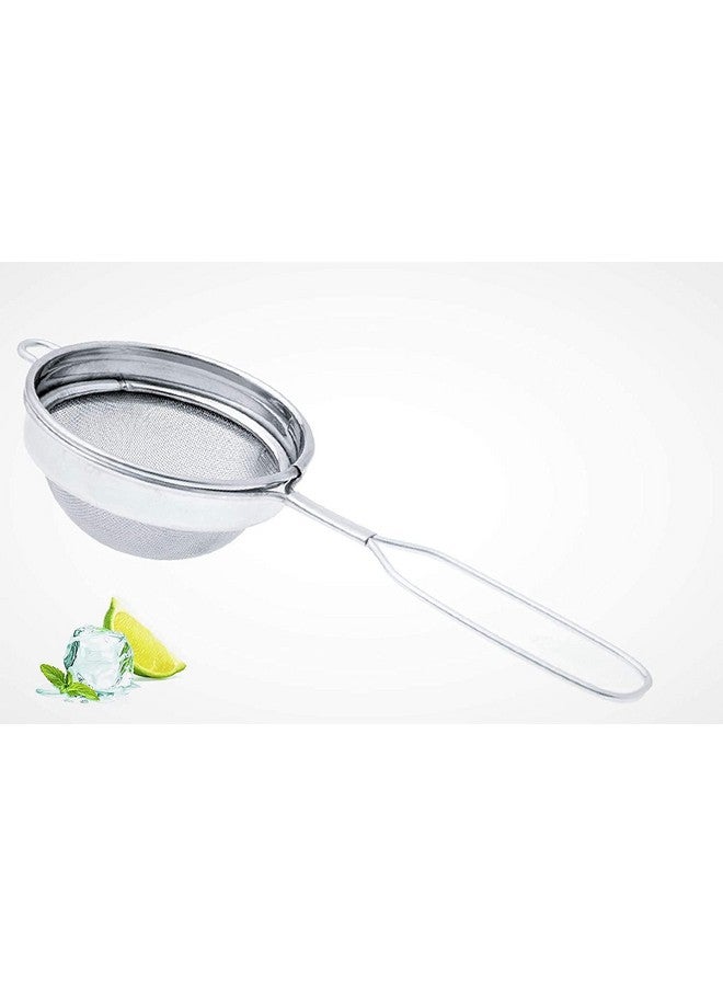 Vipron Stainless Steel Tea Strainer, Chalani, 8 cm, Heavy mash - Image 1