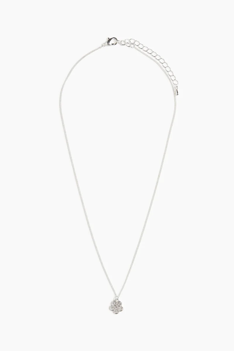 H&M Rhinestone-pendant necklace