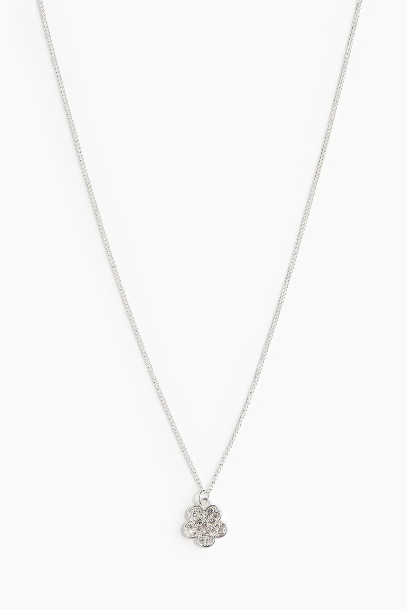 H&M Rhinestone-pendant necklace