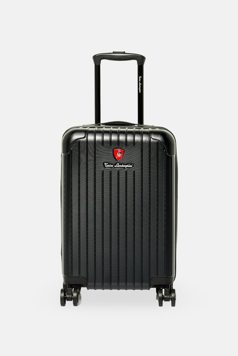 Tonino Lamborghini 20 Inch Expandable Hardshell Cabin Spinner, Black - Image 1