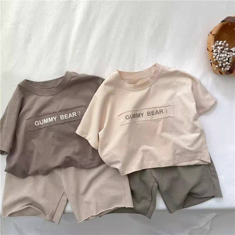 Kids Cotton T-Shirt Cartoon Short Sleeve Round Neck - Image 3
