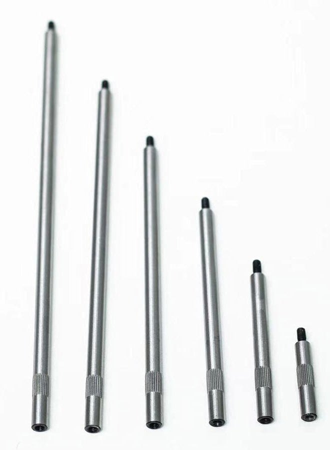 LLDSIMEX Dial & Electronic Indicator Extension Stem Rod Set 6 Piece 1", 2", 3", 4", 5", 6" Combine to 0-21" - Image 5