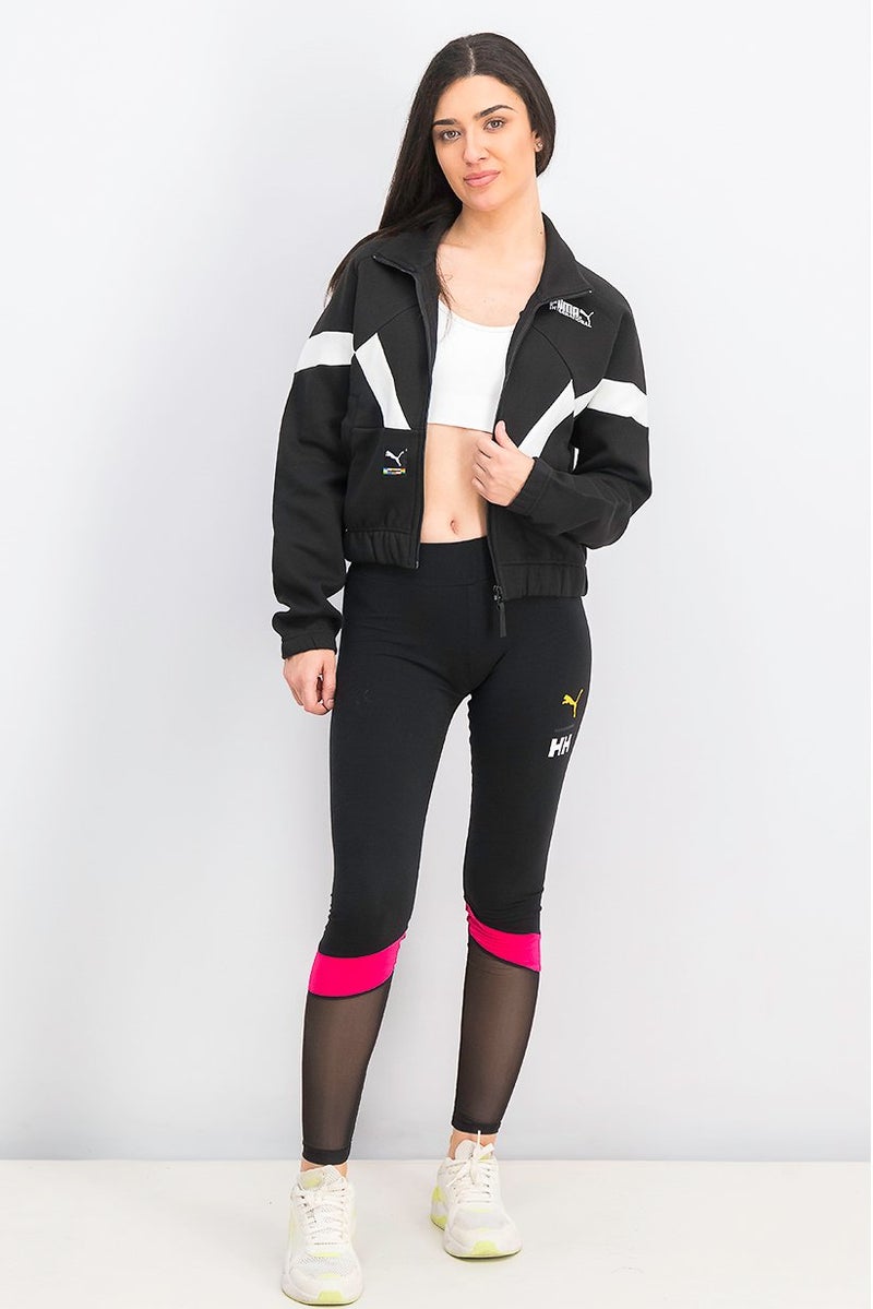 PUMA Women Long Sleeve Full Zip Track Jacket, Black - Image 2