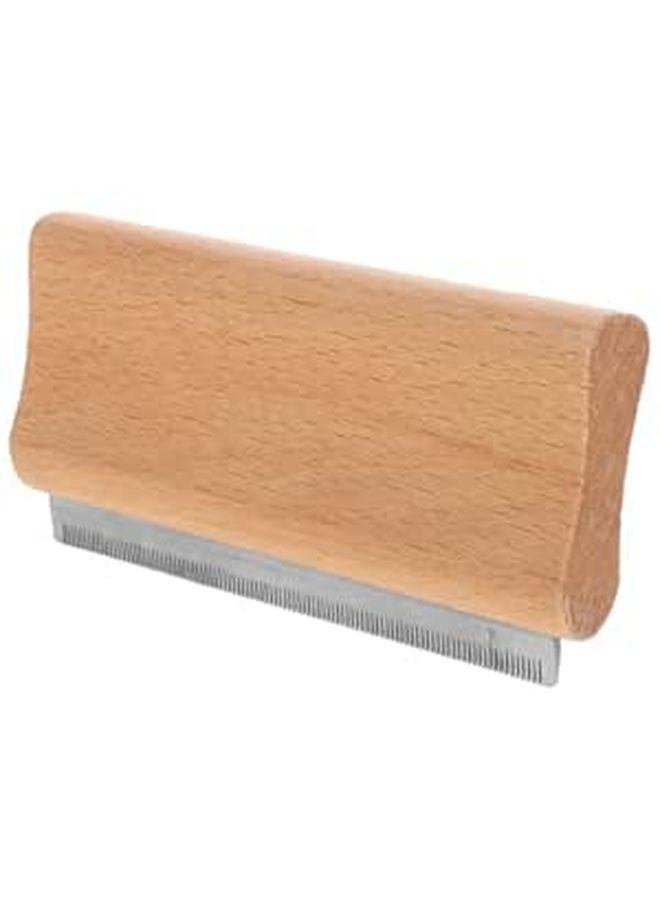 Large 12 5cm Wooden Horse Grooming Brush Hair Remover Comb for Shedding Cleaning - Image 1