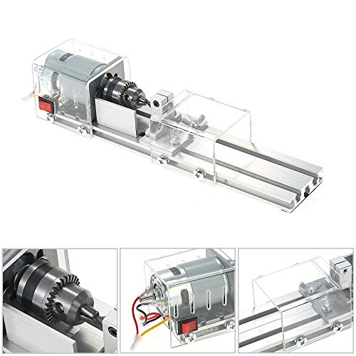 OPHIR Mini Wood Lathe Milling Machine DIY Working CNC Mini Lathe Tools 100W 24V - Image 3