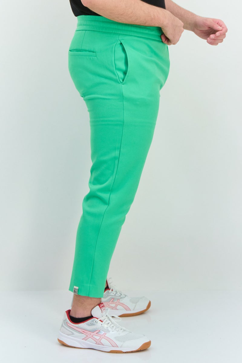 The Giving Movement Men Regular Fit Brand Logo Drawstring Track Pants, Green - Image 2