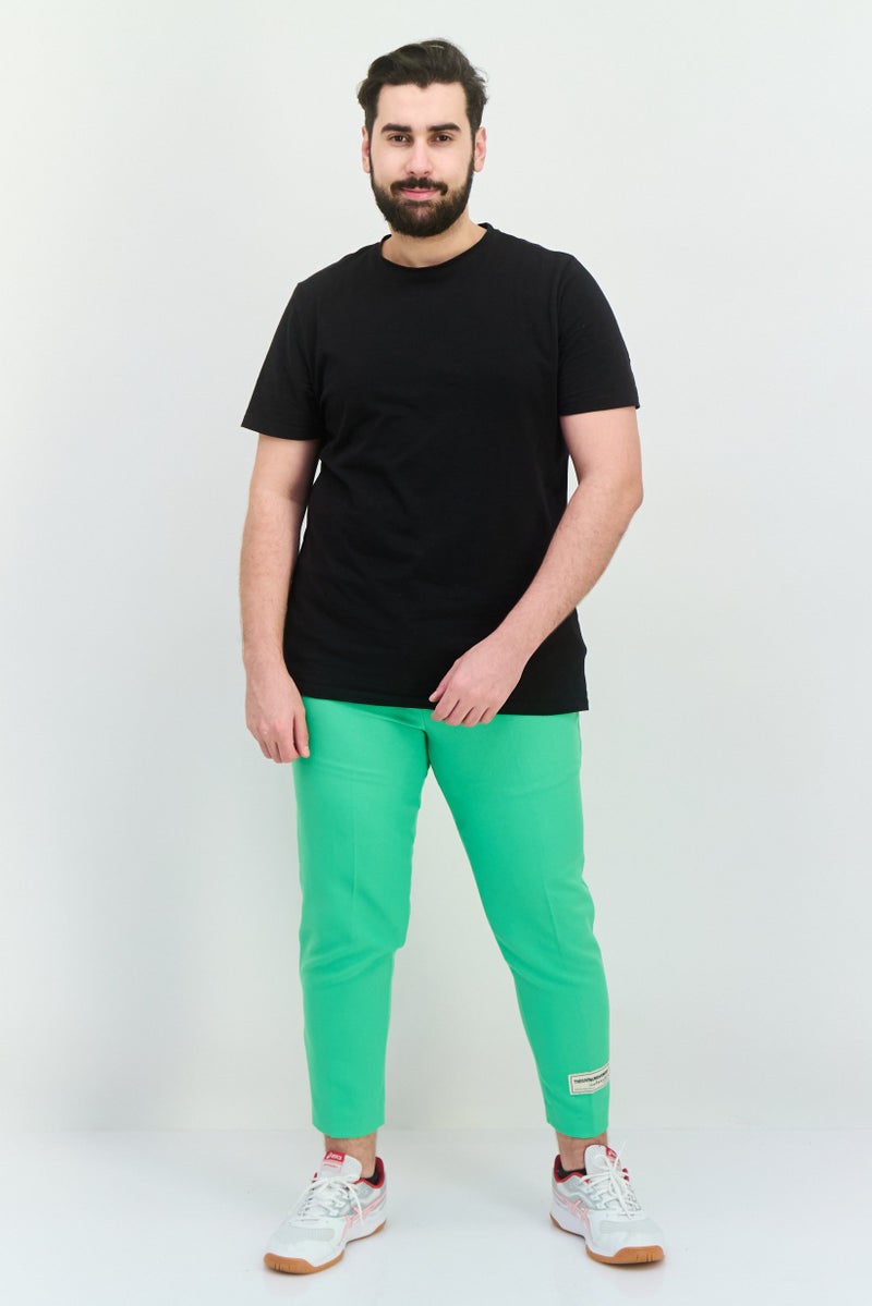 The Giving Movement Men Regular Fit Brand Logo Drawstring Track Pants, Green - Image 4