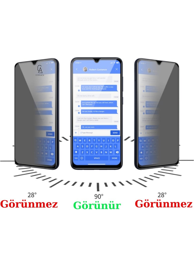 Coolacs - Soft Phone Case and Ghost Privacy Screen Protector Set Compatible with Samsung Galaxy A32 4g - Image 1
