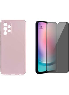 Coolacs Soft Phone Case and Ghost Privacy Screen Protector Set Compatible with Samsung Galaxy A32 4g  - Image 1